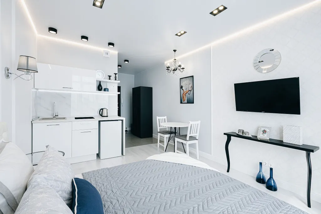 Стильные апартаменты в новом районе-Центр, с панорамным видом на город