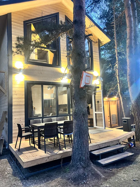 Комфортный коттедж в лесу