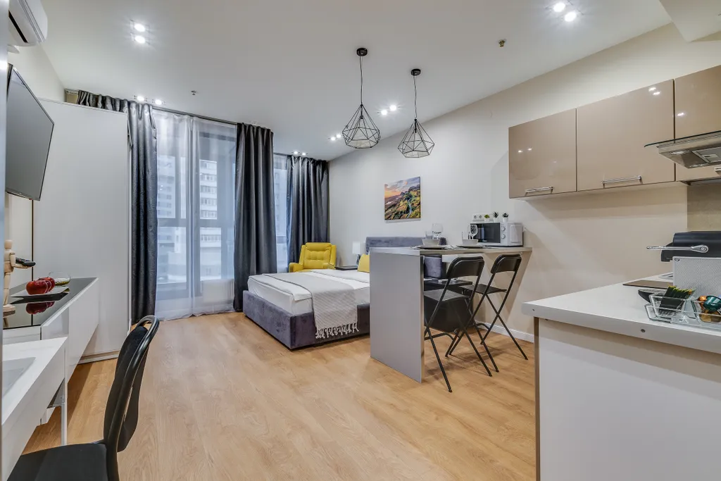 Квартира Apartments в ЖК Лайнер рядом с парком — аренда посуточно в Москва