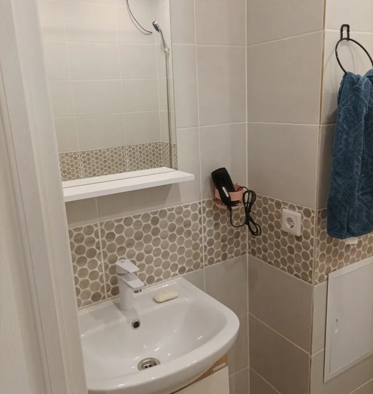 Уютная студия на берегу Волги 2+1