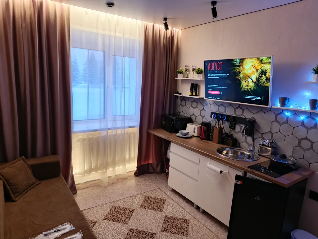 Квартира Уютная студия в центре Шалинское — Красноярск