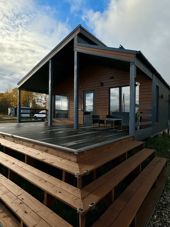 Домик для отдыха с видом на большую воду