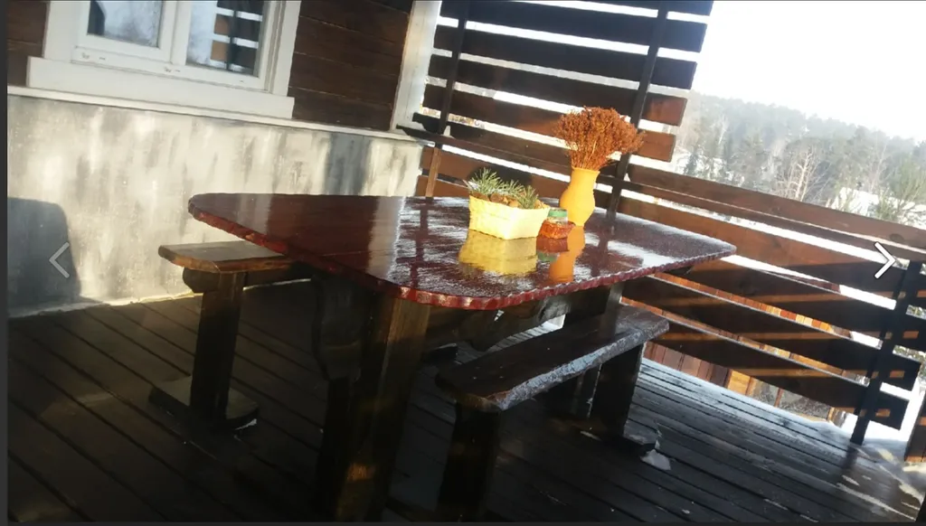 Коттедж с камином и видом на озеро