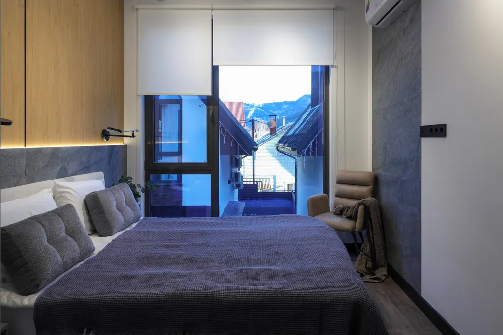 Коттедж c 2 спальнями, террасой, мангальной зоной и парковкой