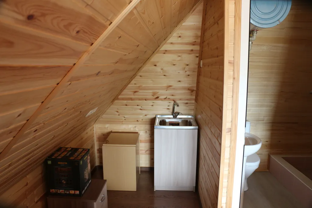 Студия с видом на море и горы