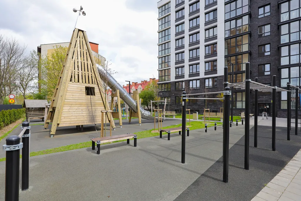 Квартира Квартира Стильная Верхнеозерная студия — Калининград