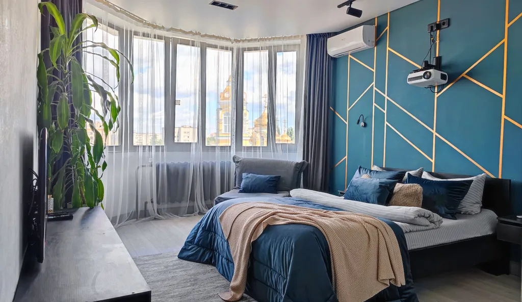 ТЕРРА48 | Апарты ТерраБлэк|Terra Black с проектором и видом на храм