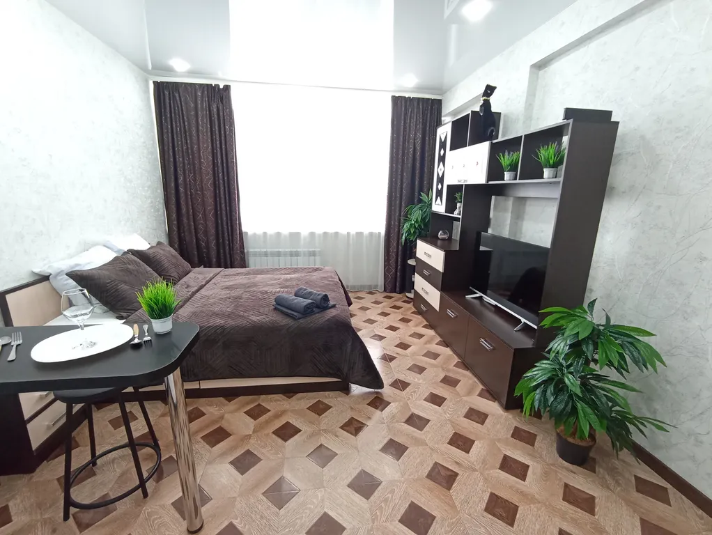 Современная студия в новом доме