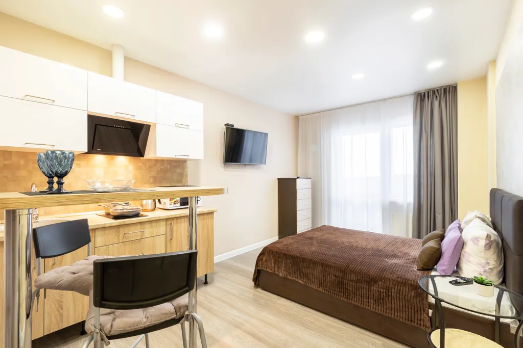 Квартира-студия с отличным видом в районе вокзала — аренда посуточно в Барнаул