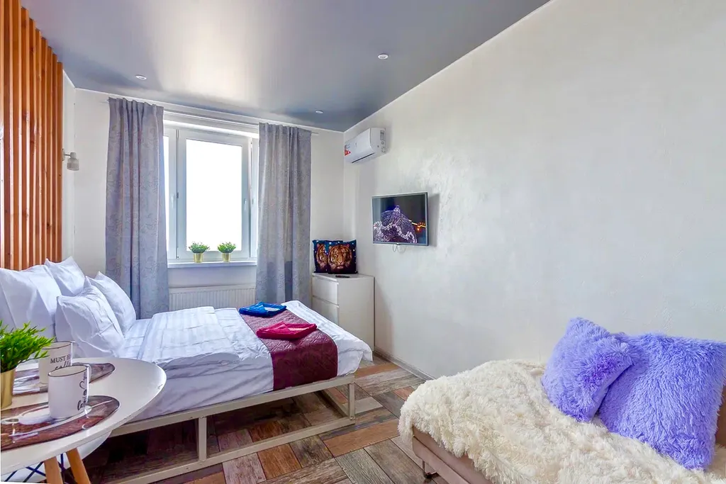 Уютная студия у Шереметьево с кондиционером