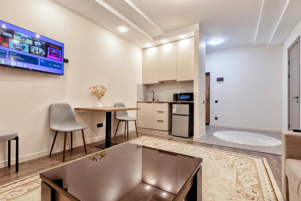 Элитные апартаменты с панорамным видом из окна в самом центре столицы