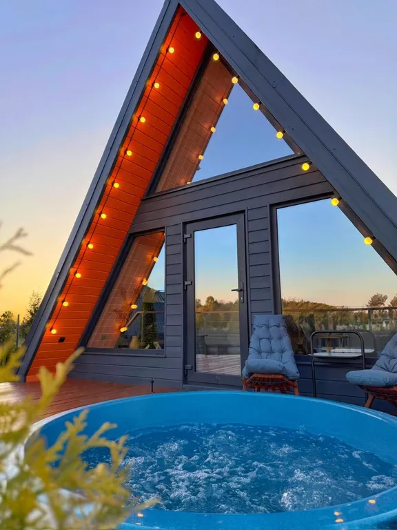 Стильный A-frame дом возле Балтийского побережья