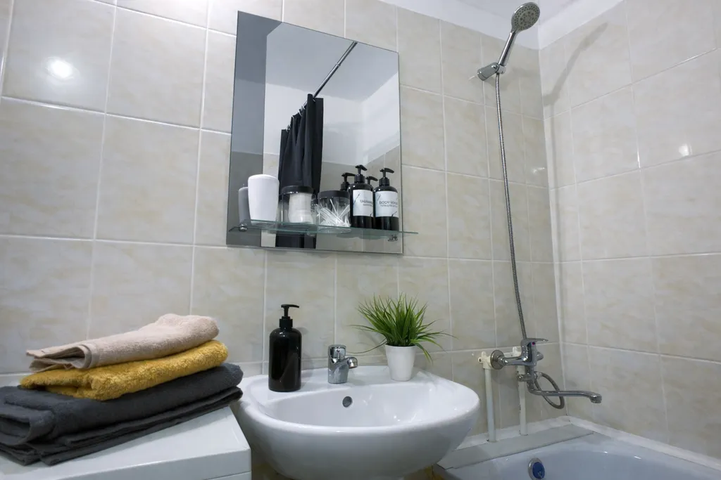 Студия с видом на город, рядом с городской эспланадой и ЖД вокзалом