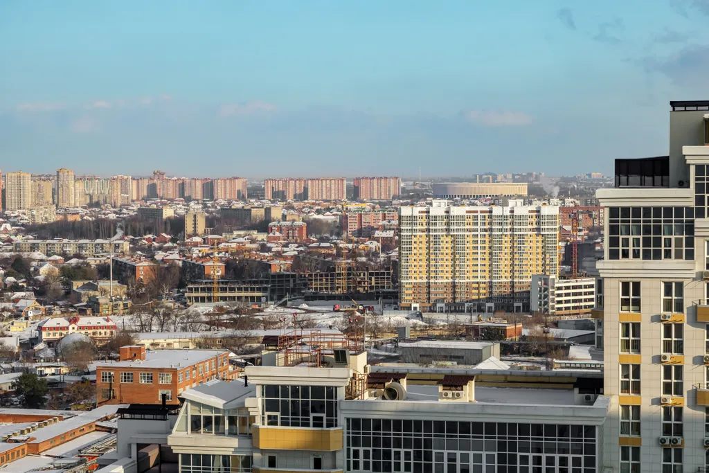 Квартира Квартира Панорама на стадион и парк Галицкого, жк «большой», 24 этаж, 24/7 — Краснодар