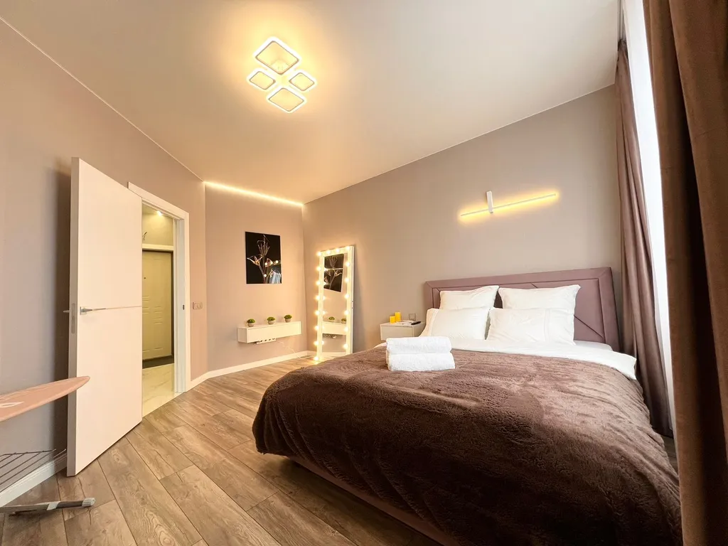 Уютная однокомнатная квартира на Хрустальной