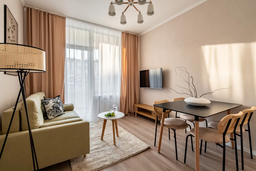 Квартира Квартира Евро-двушка Лаймовый щербет — Шушары