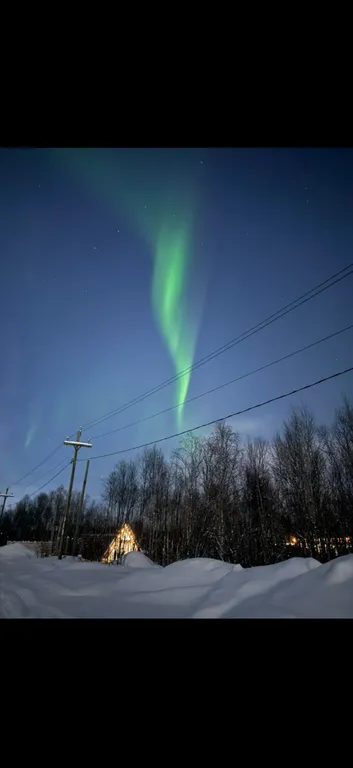 Домик А-фрейм с купелью