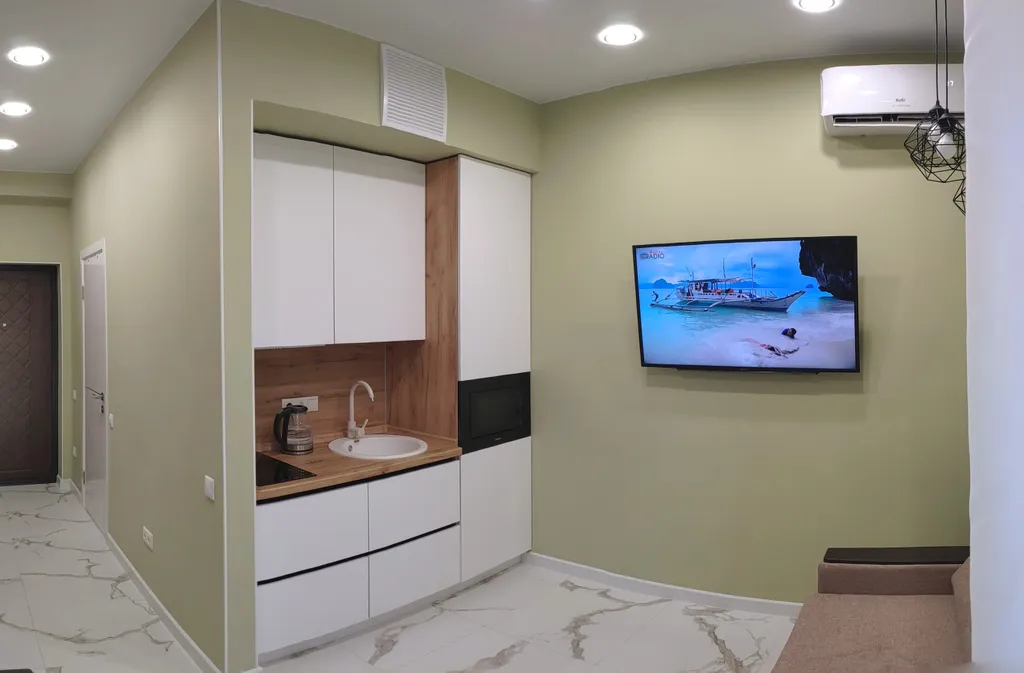 Современная и очень уютная студия в ЖК "Семейный", центр п.Лазаревское