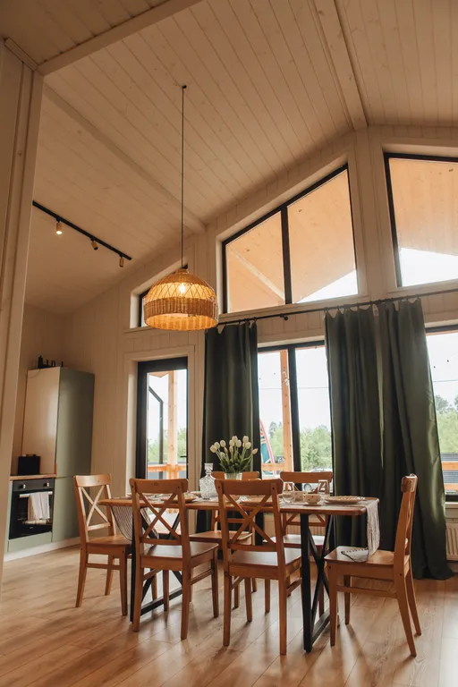 Коттедж Красивый дом с сауной, джакузи, сапбордами — Павловский Посад