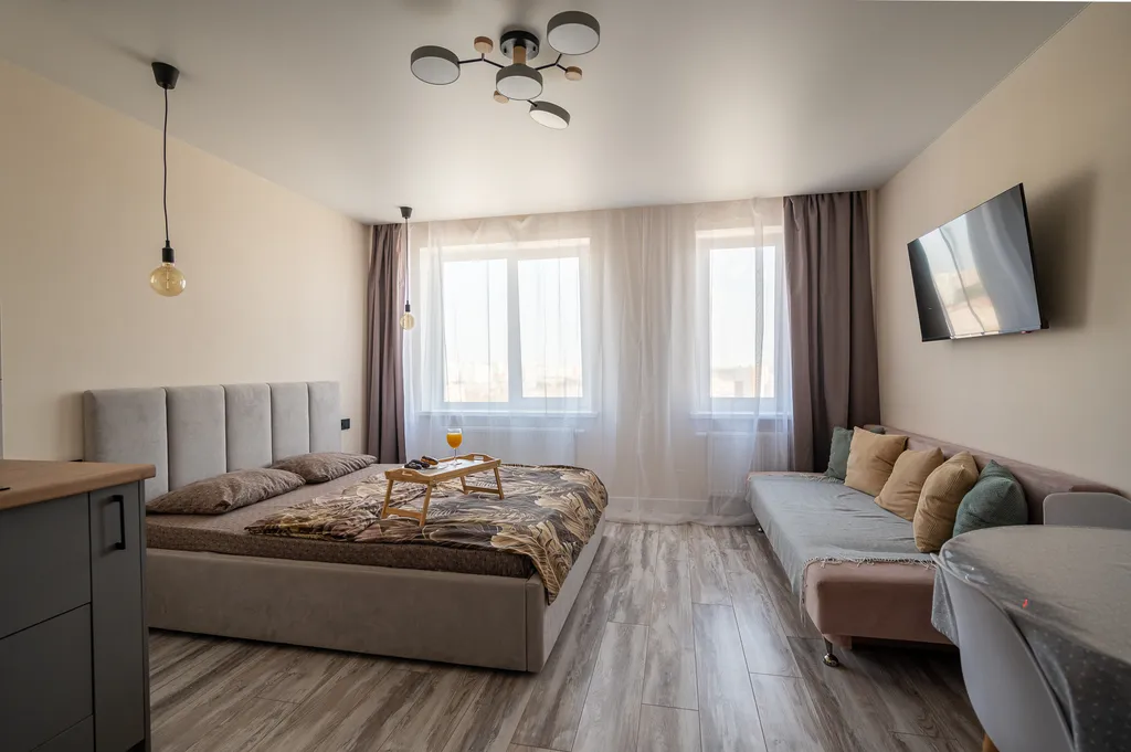 Cтудия клaccа премиум для чeтверых гоcтей c шикарным рeмoнтом