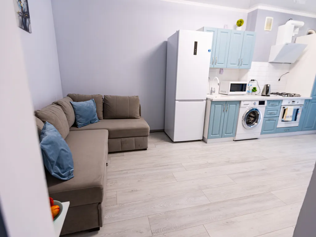 Квартира Квартира Новая евродвушка с просторной кухней-гостиной — Калининград