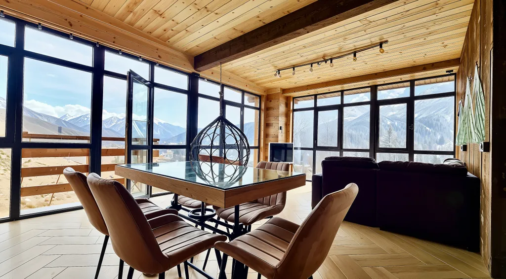 Премиальная квартира с видом на горы, в центре