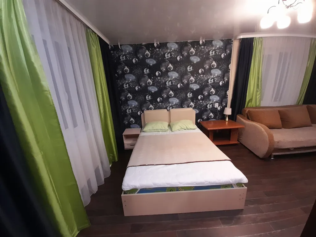 Однокомнатная квартира с красивым видом на город.