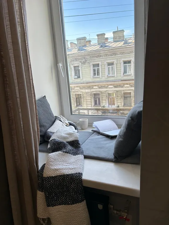 Квартира Квартира Новая студия с балконом в центре — Санкт-Петербург