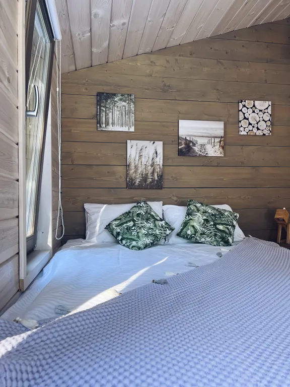 Коттедж Дубль дома с панорамными окнами на сосны — Семеновское