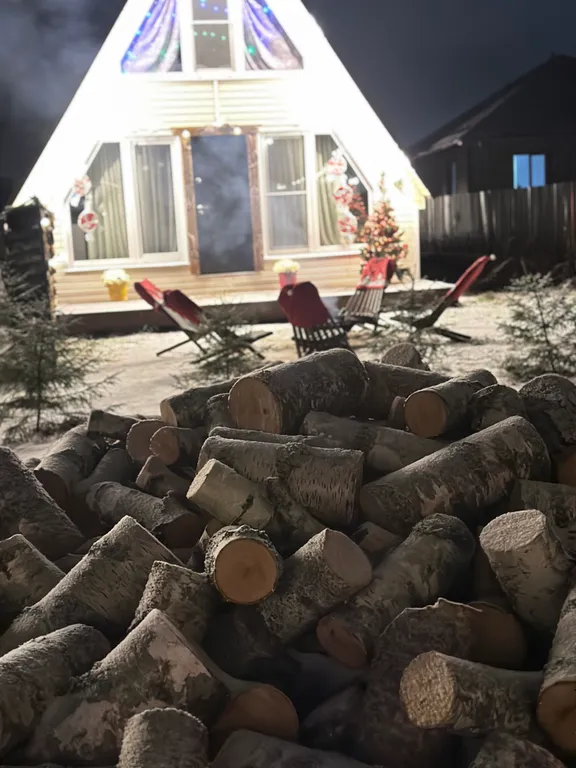 Гостевой дом А-фрейм в центре леса