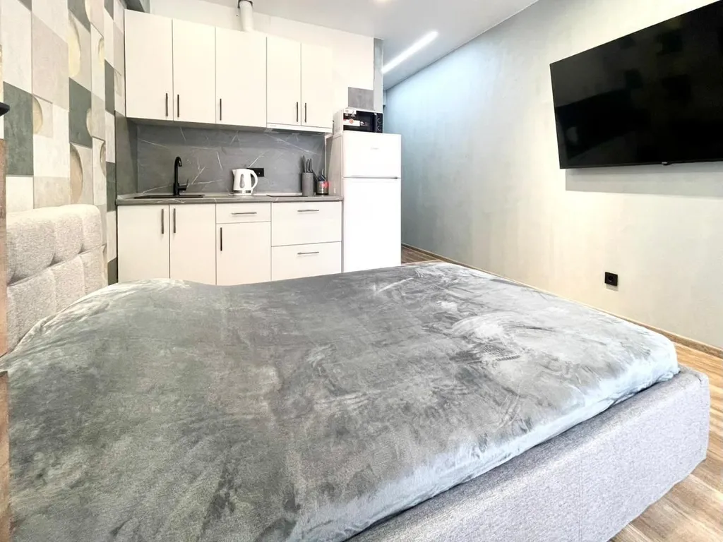 Студия с красивым видом с балкона