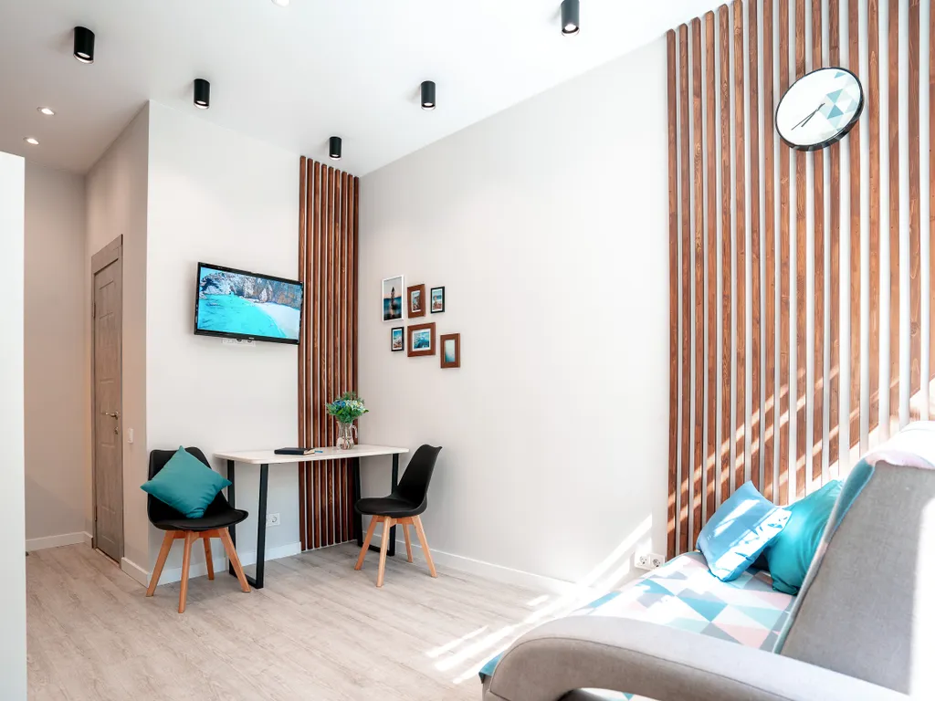 Светлая чистая квартира-студия