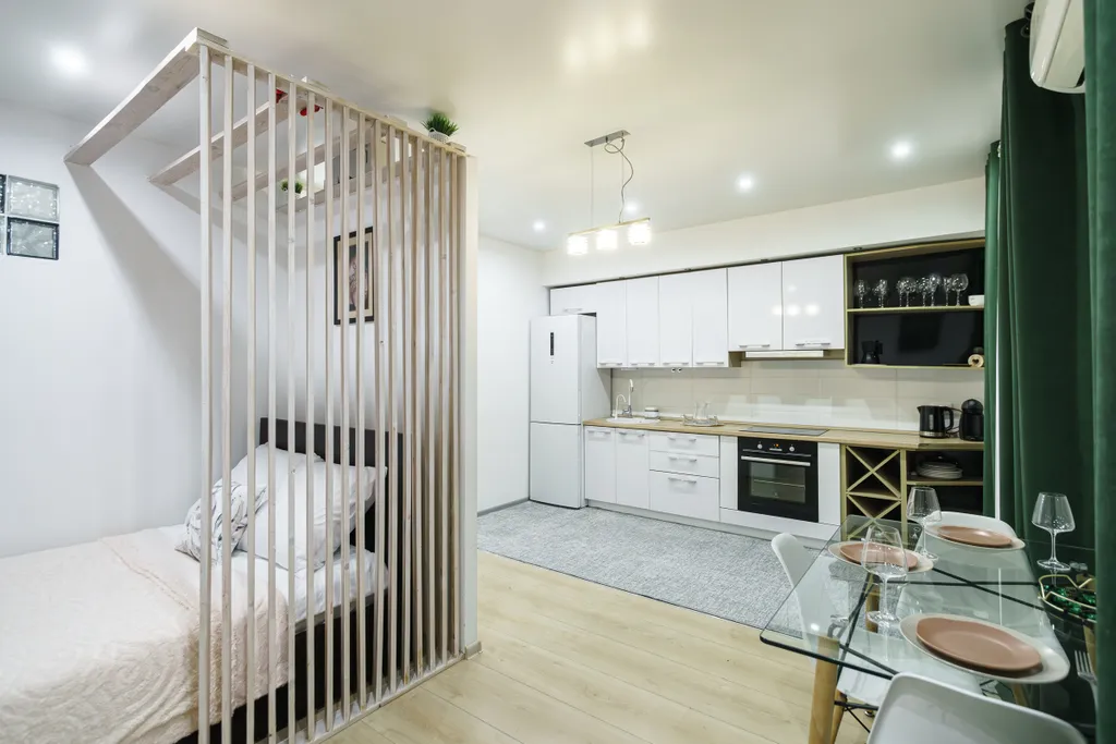 Просторные апартаменты с шикарным видом на реку Волга и город