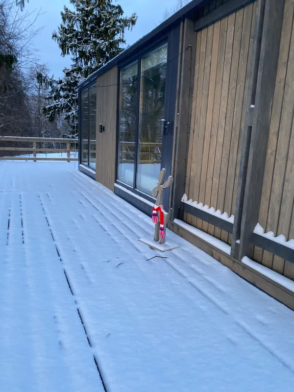 Коттедж Домик Хирви уютный коттедж на отдельном участке с вековыми деревьями — Москва