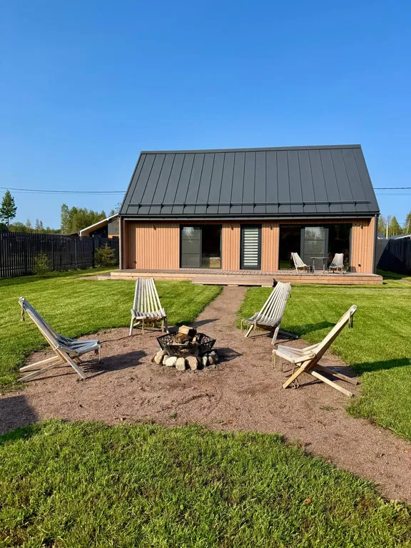 Коттедж Уютный новый скандинавский дом на берегу Ладожского озера — Коккорево