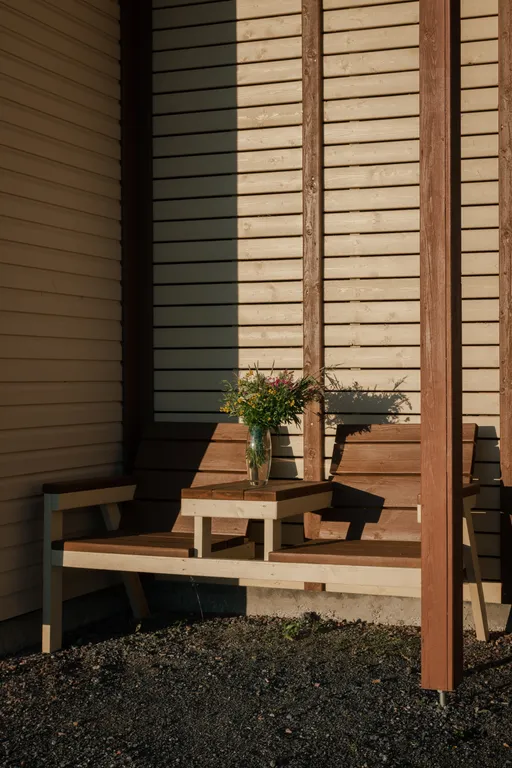 Уютный новый дом в тихом местечке