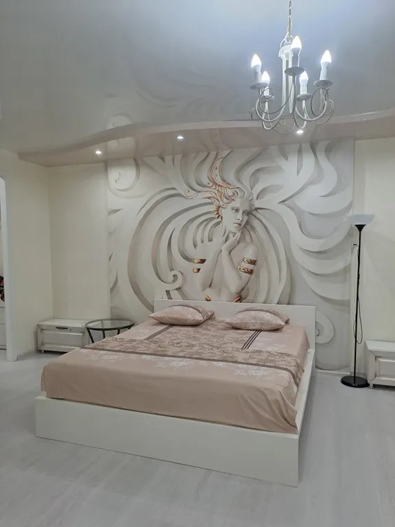 1-комнатная квартира с джакузи с дизайнерским ремонтом