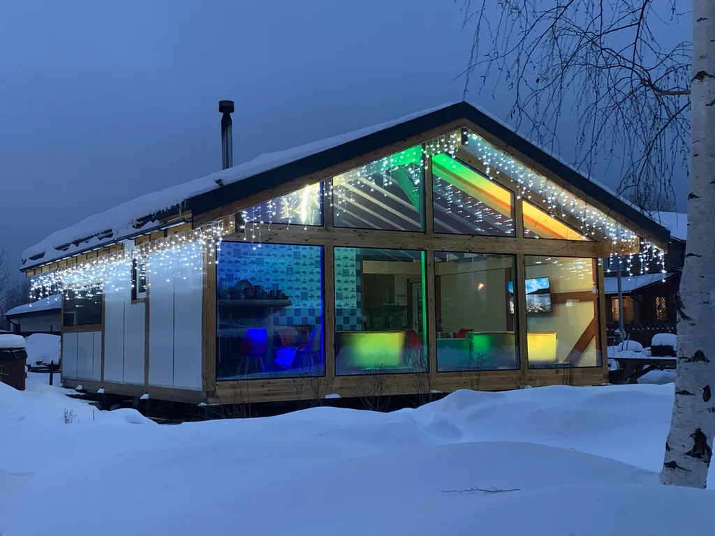 Коттедж Дом с баней в глемпинге Байкал — Павловский Посад