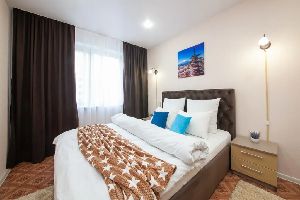 Двухкомнатная квартира, расположеная в новом центре города