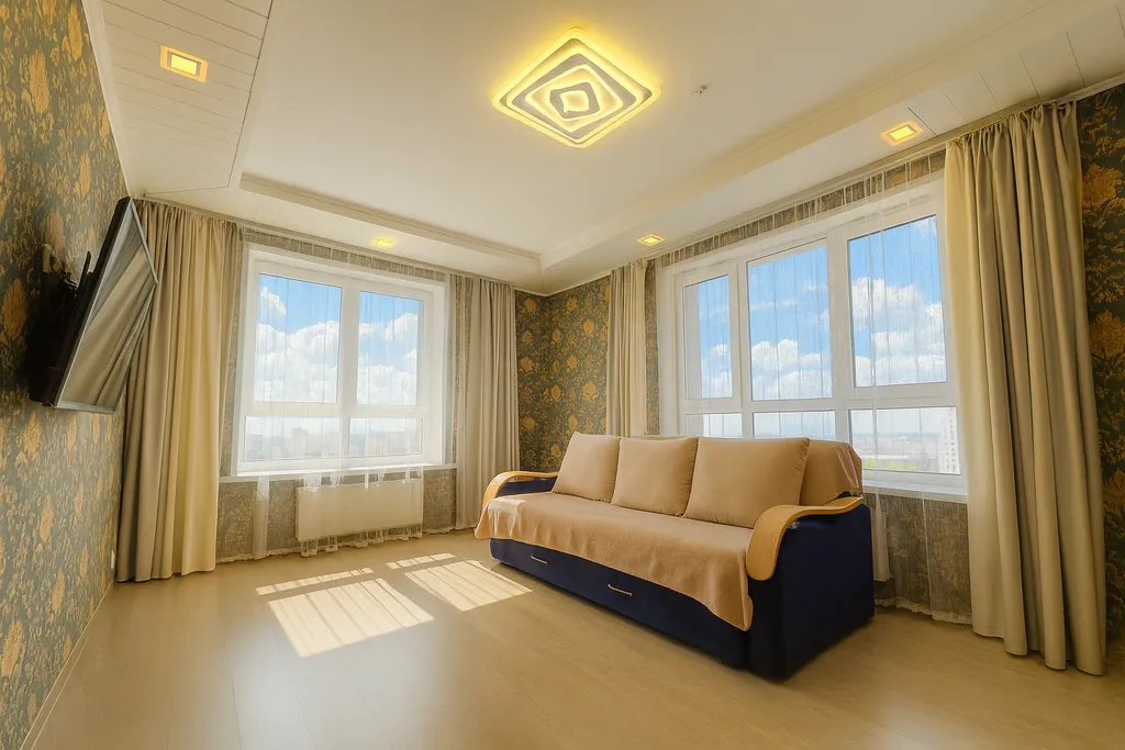 Квартира с красивым видом на город