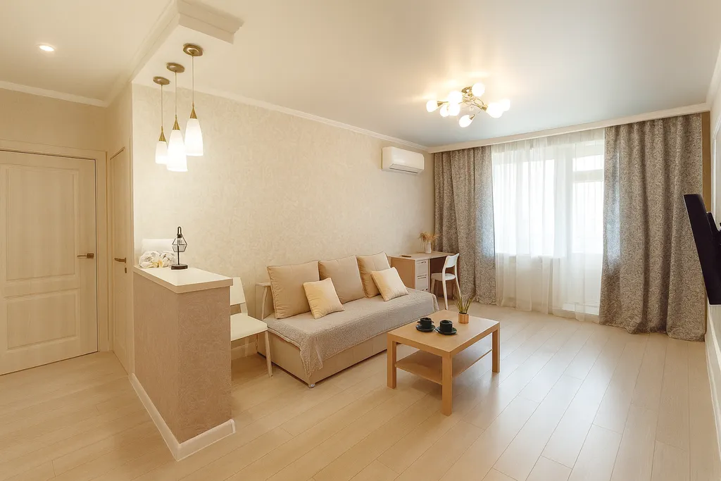 Просторная светлая квартира в центре города