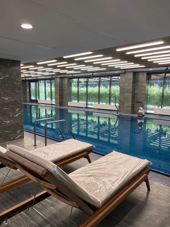 Апарт Wood Resort рядом с Финским заливом в доме с бассейном и сауной