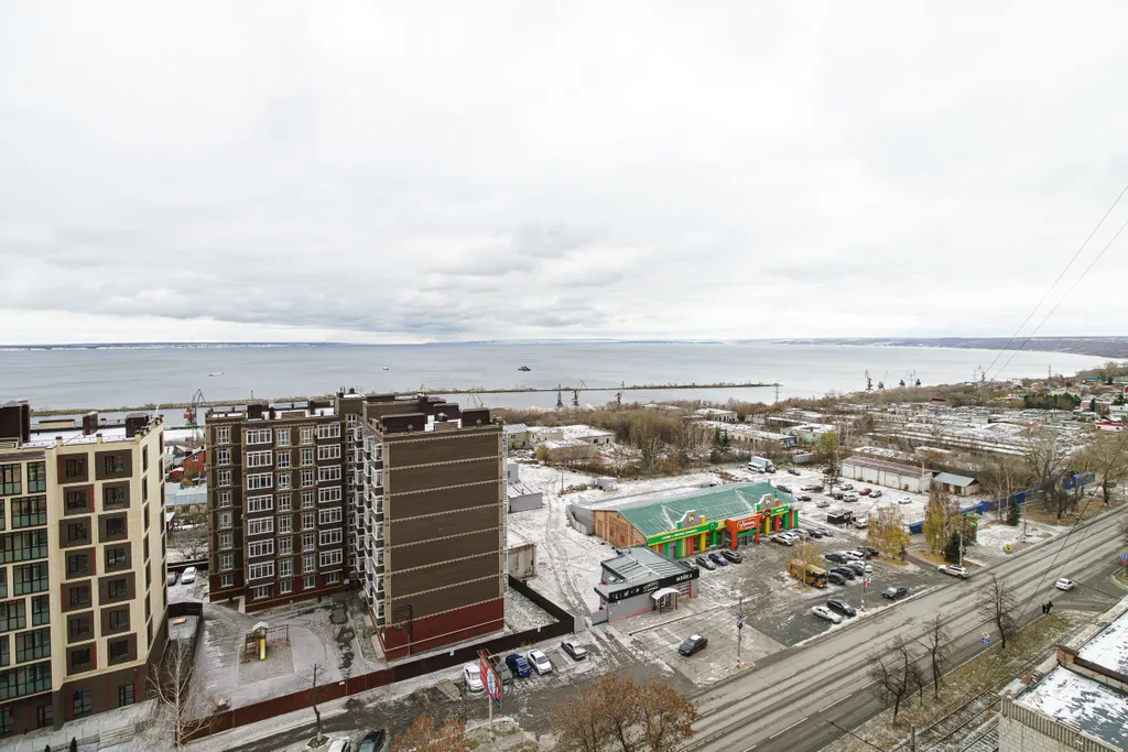 Просторные апартаменты с шикарным видом на реку Волга и город