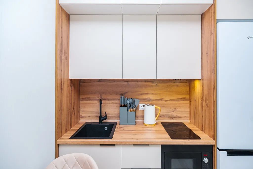 Светлая студия для семьи или компании, до моря 25 минут, парковка