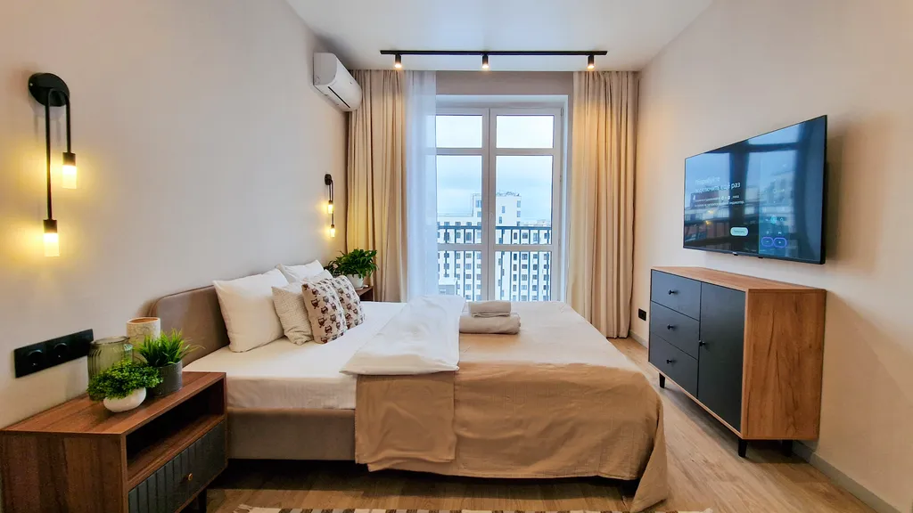 Квартира Квартира Евродвушка с балконом и панорамным видом в центре. GoldenRing-Apartmts — Ярославль