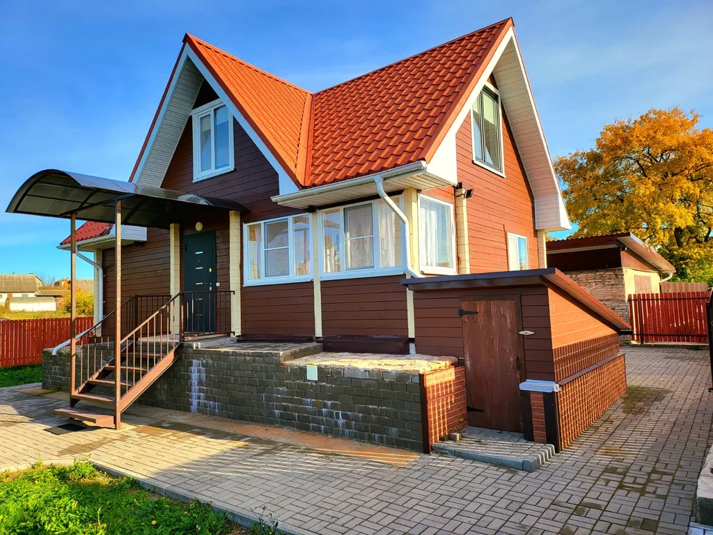 Дом с Русской баней возле Псковского озера