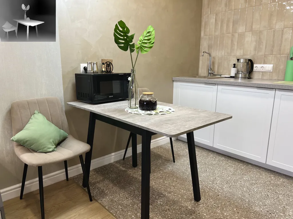 Квартира Квартира Студия с большой кроватью king size и видом на Енисей — Красноярск