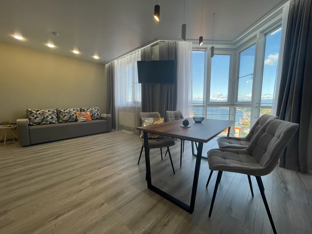 Апартаменты "New Sea" Вид на бухту, вулкан, лес и горы