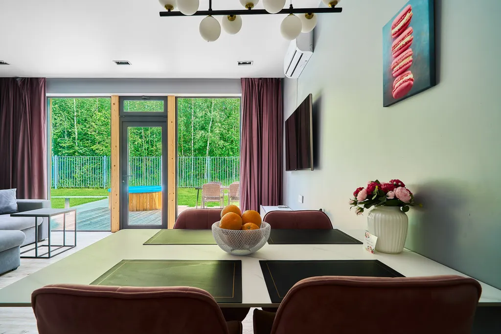 Коттедж Барнхаус с баней, бильярдом и видом на лес — Истра