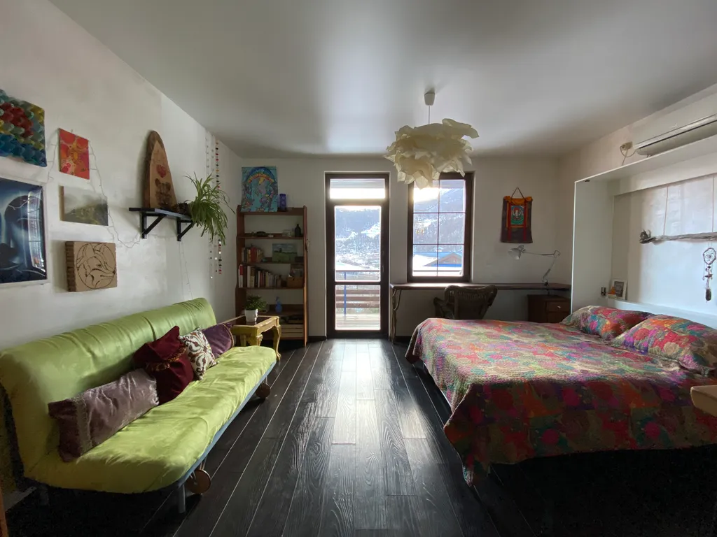 Квартира Просторная бохо студия с панорамным видом на горы — аренда посуточно в Красная Поляна